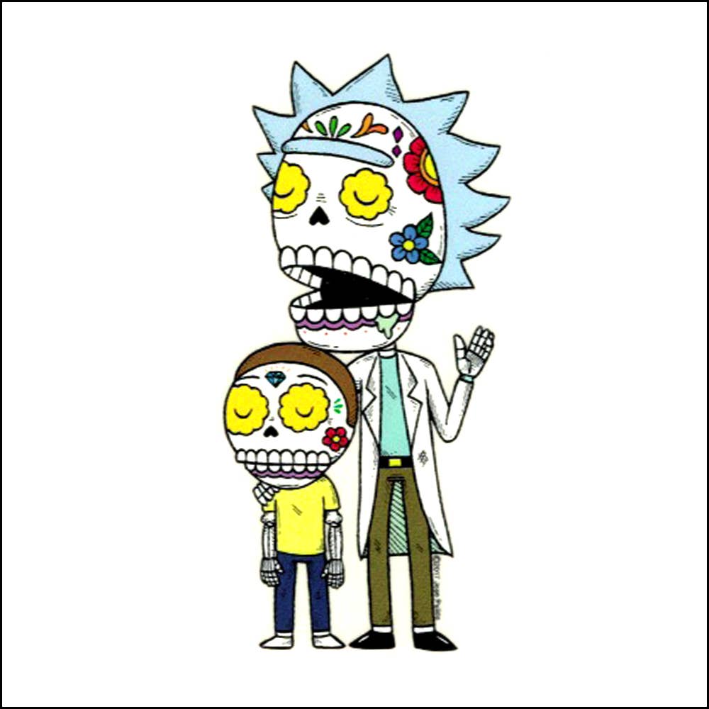 Rick and Morty Sticker