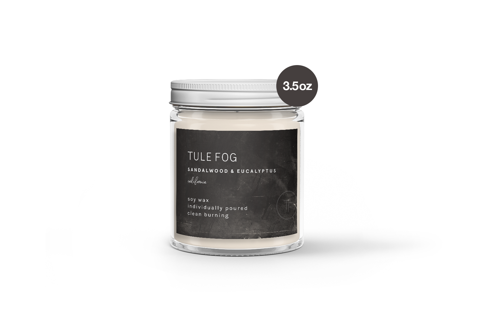 Sandalwood + Eucalyptus Soy Candle 3.5oz