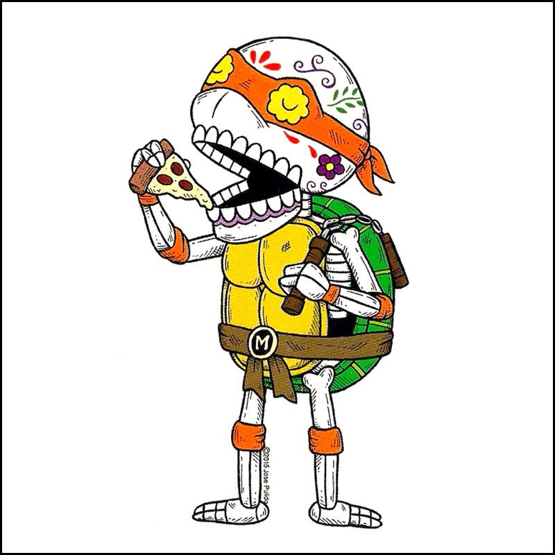 TMNT Michelangelo Sticker