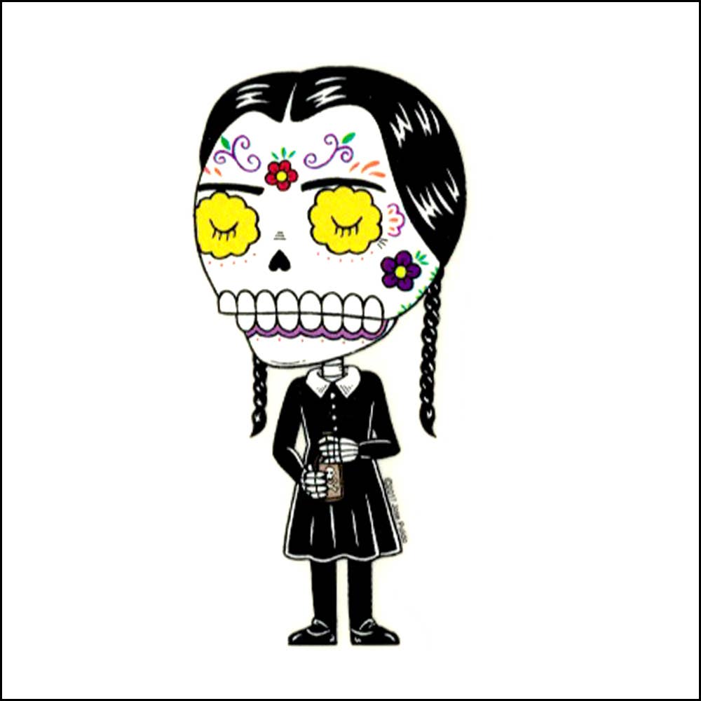 Wednesday Adams Enamel Pin