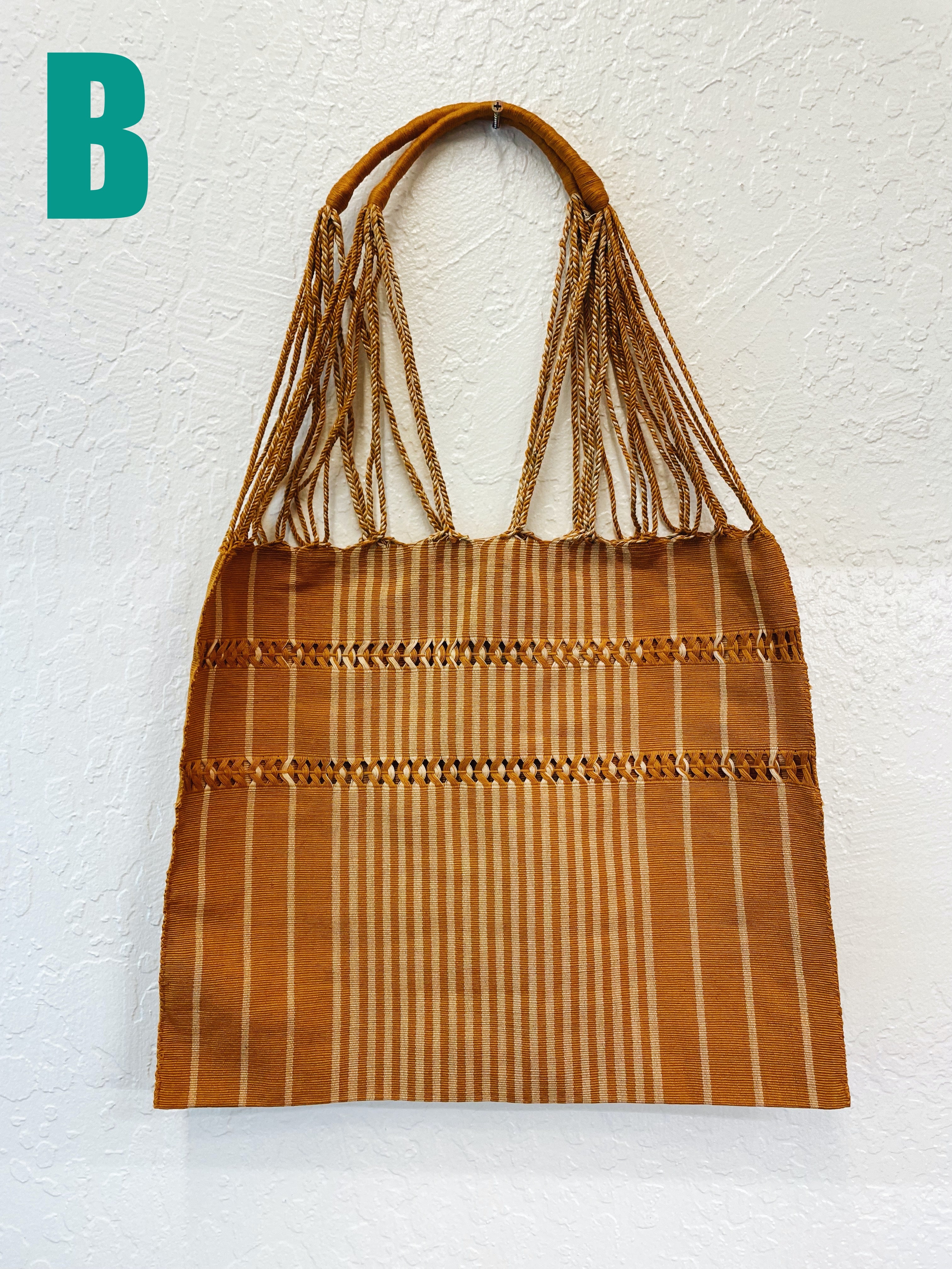 Handwoven Mexican Market Tote Bag