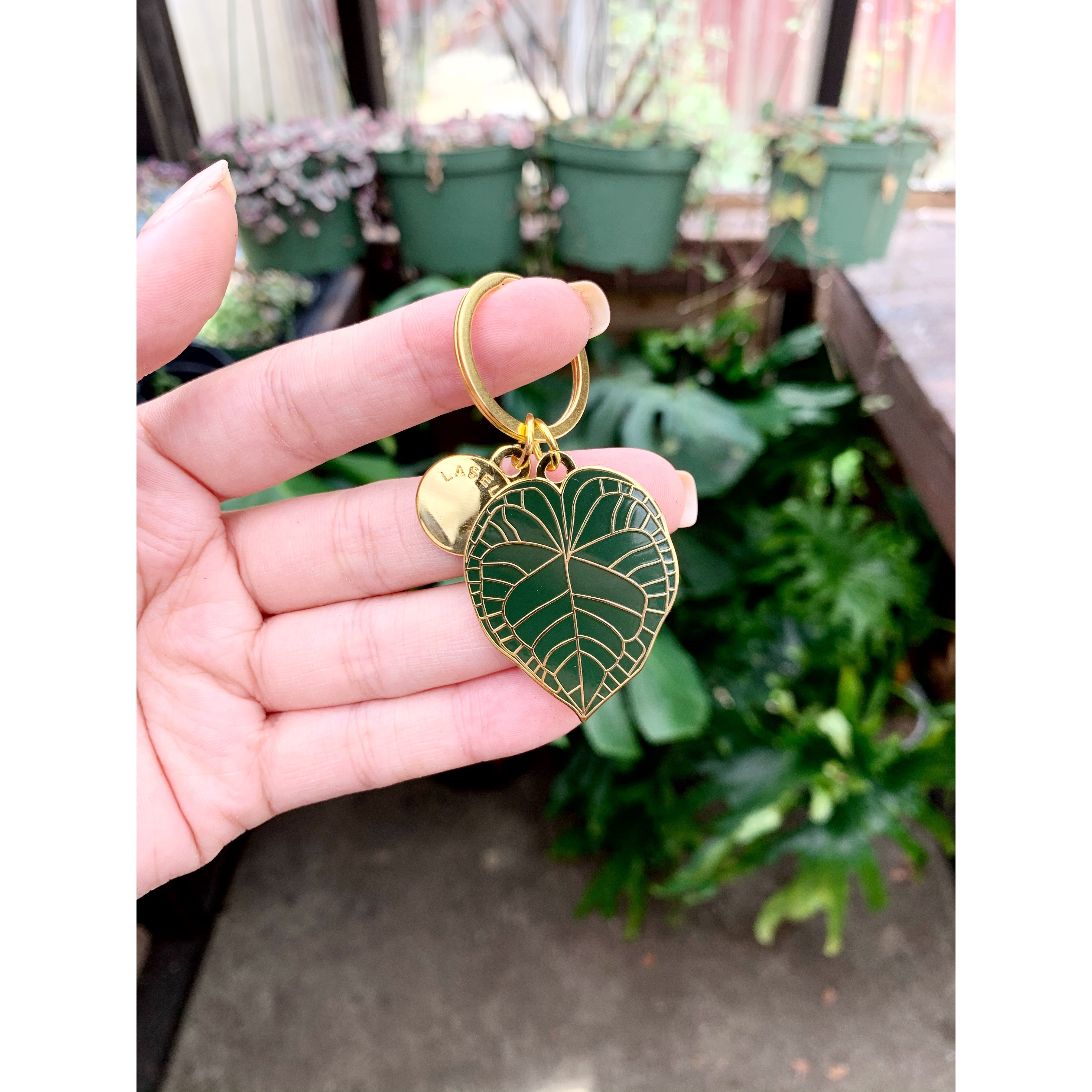 Keychain Anthurium Clarinervium