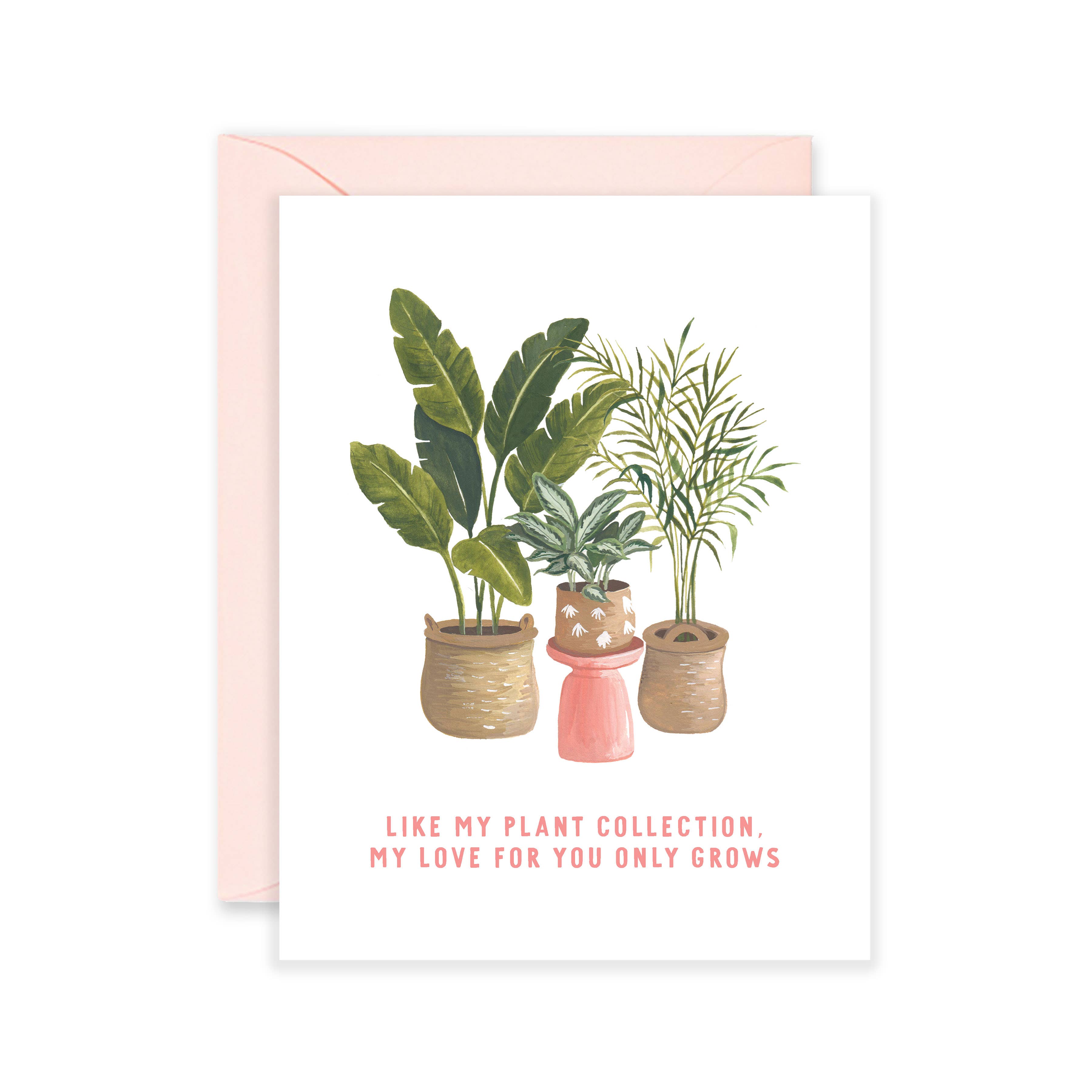 Plant Love Growth - Anniversary Card & Love Plant Card