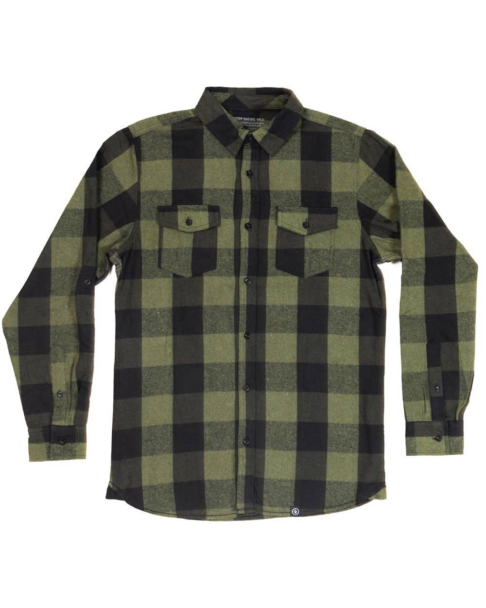 Keep Nature Wild Unisex Flannel | Army