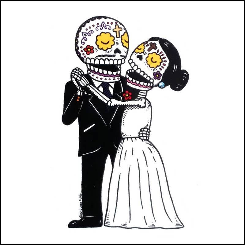 Bride and Groom 1 Sticker