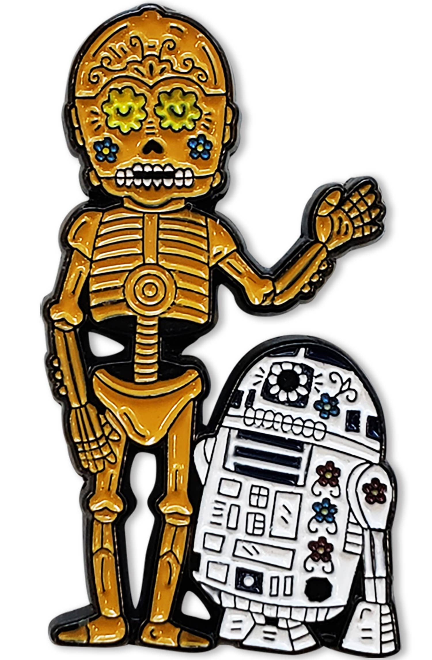 R2D2 C3PO Droids Enamel Pin