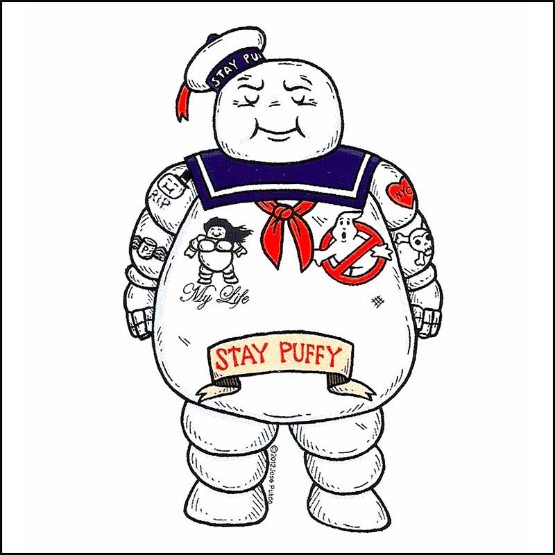 Stay Puft Marshmallow Man Sticker