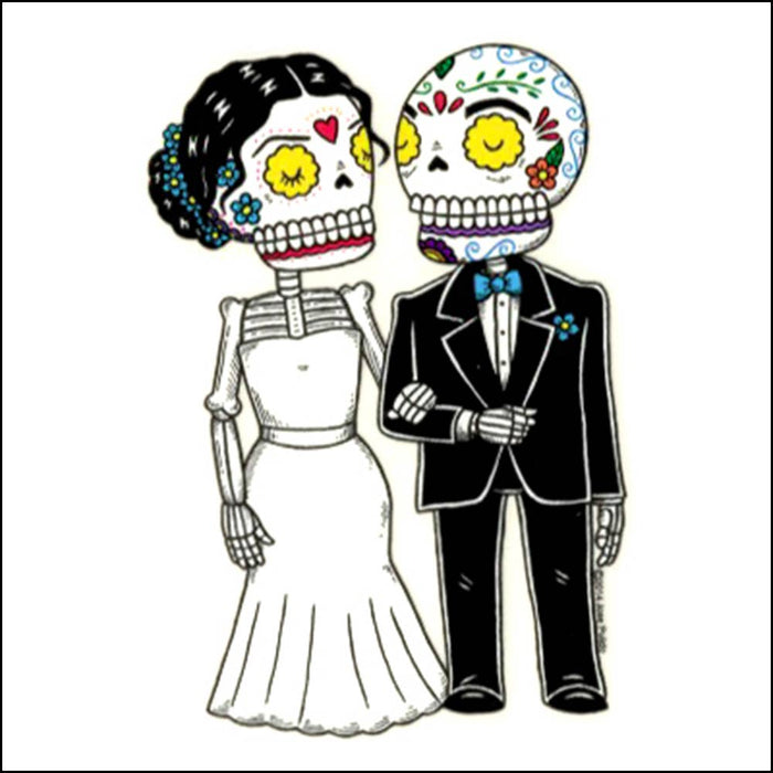 Bride and Groom 2 Sticker