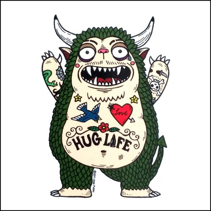 Hug Monster Sticker