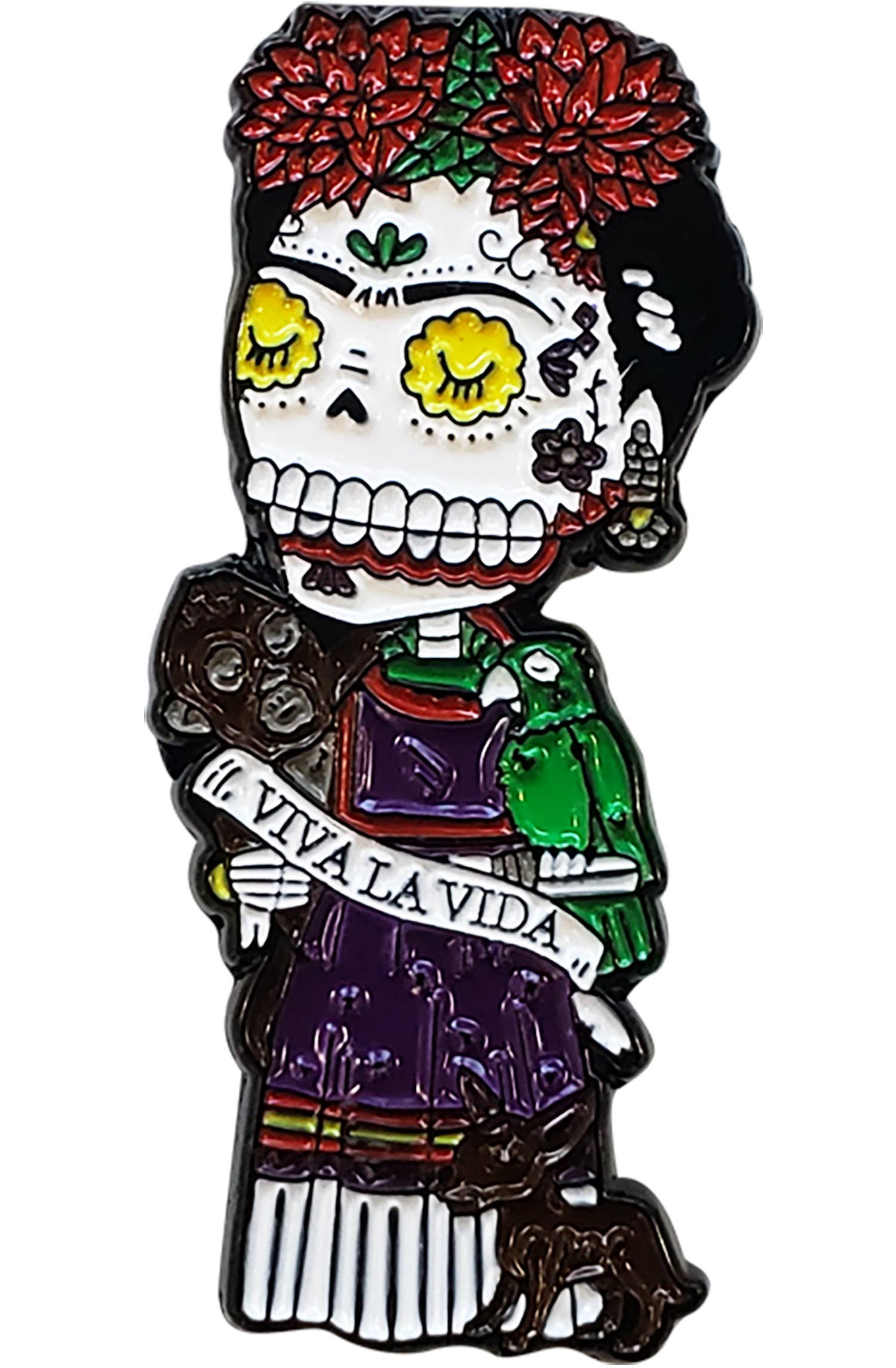 Frida Viva la Vida Enamel Pin