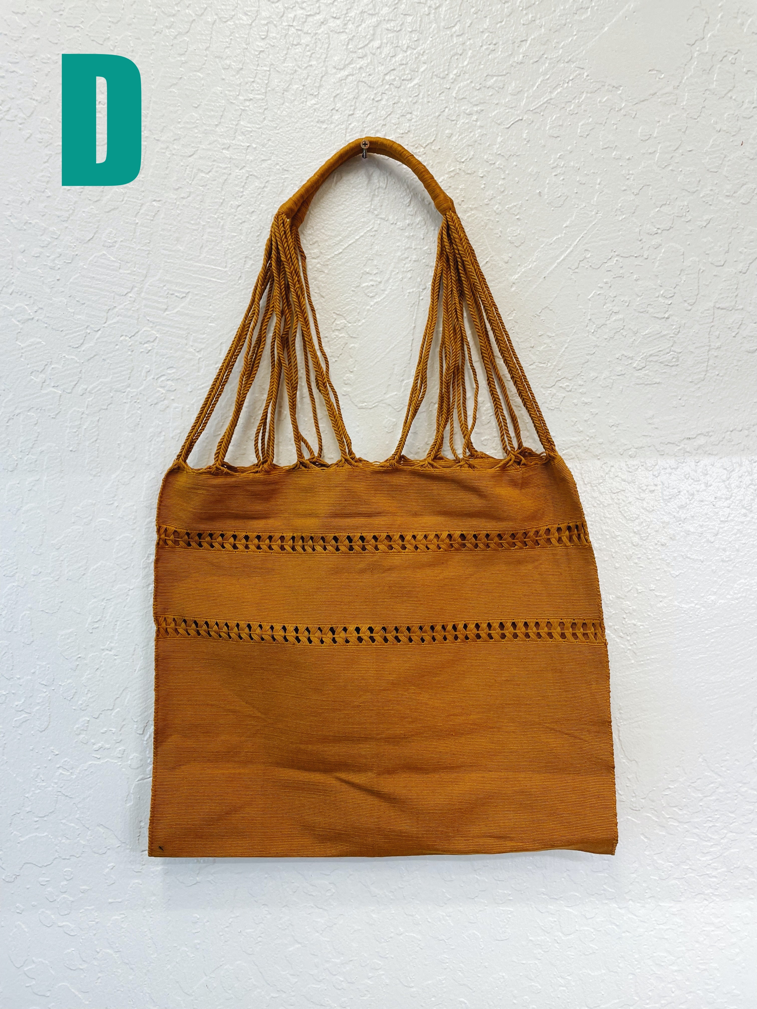 Handwoven Mexican Market Tote Bag