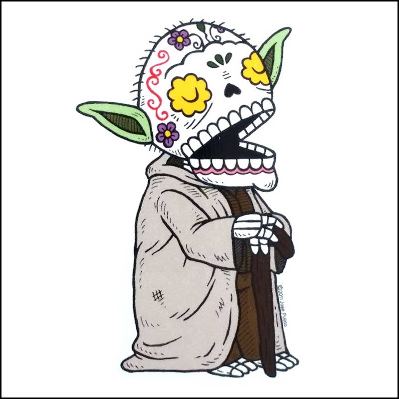 Yoda Sticker